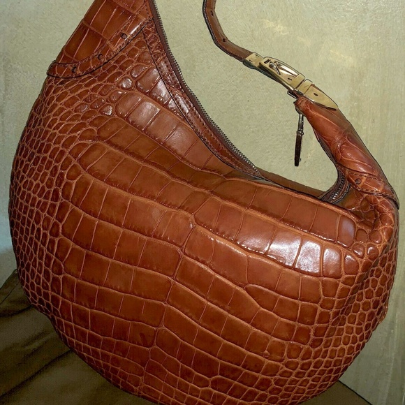 vintage gucci crocodile handbag